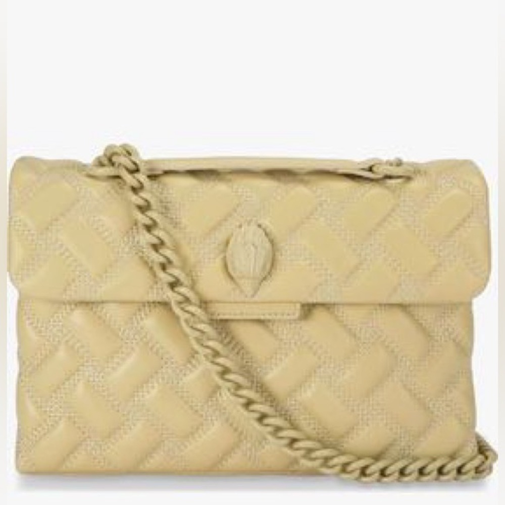 Kurt Geiger London Solid Quilted Mini Kensington Drench Crossbody Bag